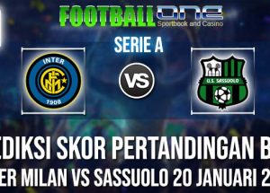 Prediksi INTER MILAN vs SASSUOLO 20 JANUARI 2019 SERIE A